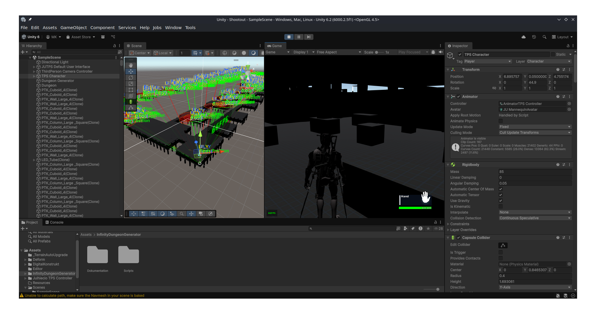 Third-person roguelite prototype